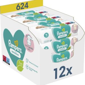 Pampers Sensitive Billendoekjes – 1 Pampers Sensitive Billendoekjes