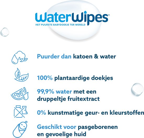 WaterWipes Billendoekjes Bio - Afbeelding 5