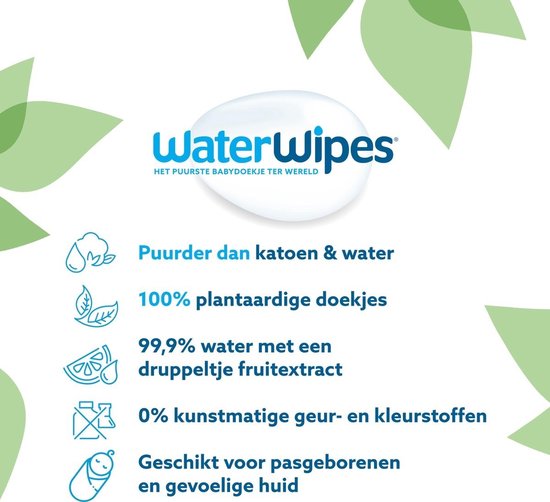 WaterWipes Billendoekjes Bio - Afbeelding 3